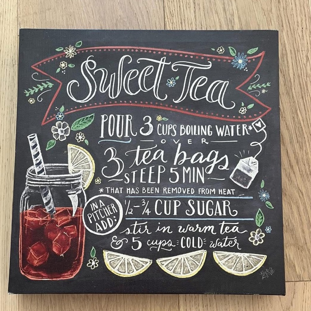 Sweet Tea Recipe Canvas Art

Open Road Brands